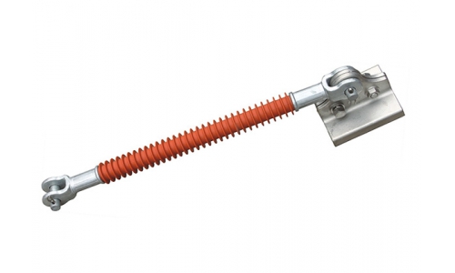 中心锚结绝缘子与中心锚结线夹