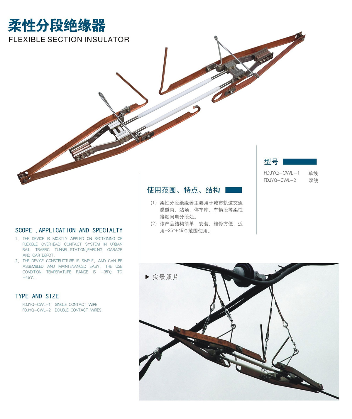 柔性分段绝缘器(图1)